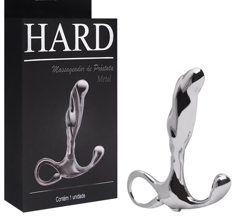 Estimulador de próstata em Aço e Inox